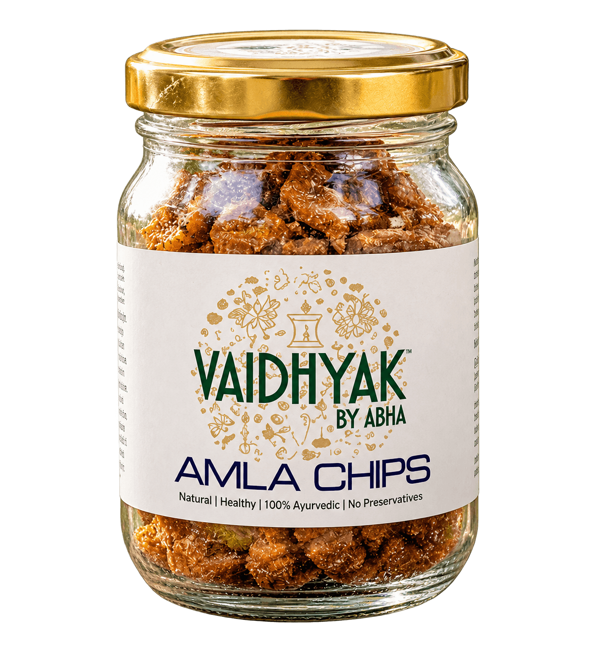 Vaidhyak Sun-Cured Amla Chips Jar